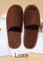 chausson chocolat éponge