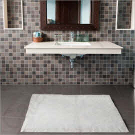 10 pièces de Tapis de bain jetable 